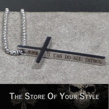 Halskette mit Kreuz Silber