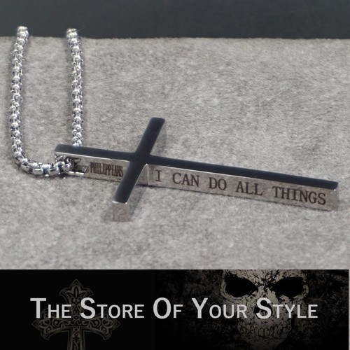 Halskette mit kreuz silber - halskette,