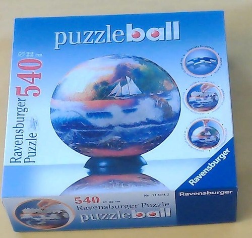 Puzzleball sonnenuntergang - sonnenuntergang, am
