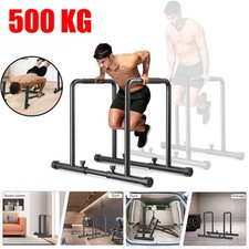 Dip Barren Verstellbar Bars Dip Station Kraftstation Fitnessgerät für Zuhause