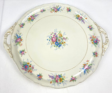 Kuchenplatte / Tortenplatte / Servierplatte Krautheim 1930er