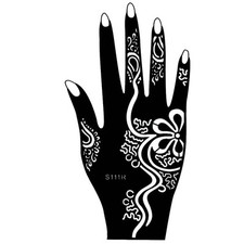 Henna Tattoo Schablone Hand