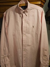 Ralph Lauren Business Hemd, rosa, Grösse M, 100% Cotton Oxford, button down