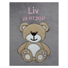 Babydecke mit Name