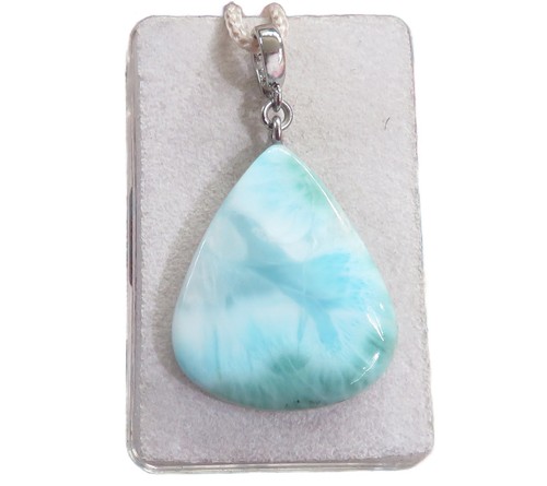 Larimar cabochon anhänger mit - cabochon,