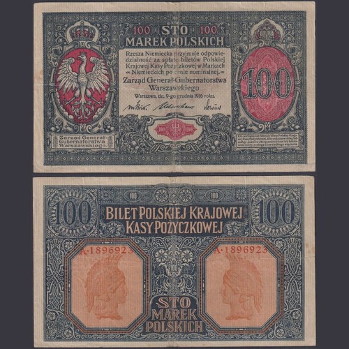 Generalgouvernement 100 marki - generalgouvernement,