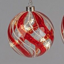 LED Kugel KLASSIK mit rotem