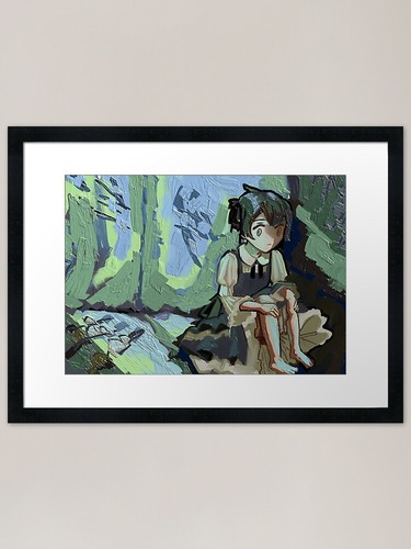 Trauriges anime mädchen - trauriges,