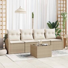 Gartensofa-set Poly-Rattan