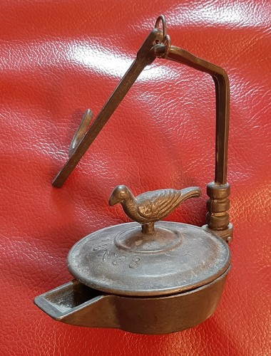 Grubenlampe aus messing - grubenlampe,