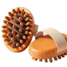 Wooden Meridian Comb Scalp