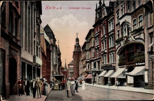 Halle der saale blick - an, saale,