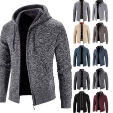 Herren Fleece Strickpullover