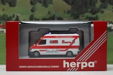 Herpa 1:87 044134 Mercedes-Benz Sprinter RTW Frankfurt/Main in Ovp Nr.5226