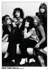 Poster NEW YORK DOLLS - Group - London 1973  ca60x85cm NEU 15637