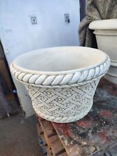 massive Steinfigur Pflanztopf 63x43cm 73 kg Amphore Pflanzkübel Garten Deko