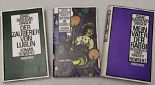 3 x Isaac Singer Mein Vater der Rabbi Satan in Goraj Der Zauberer von Lublin