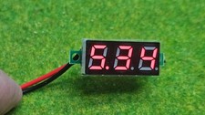 mini LED Voltmeter -rot-