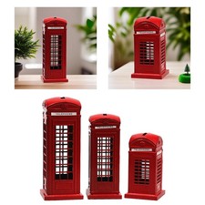 Telefonzelle Sparschwein Skulptur Spardose Spardose für Erwachsene Kinder