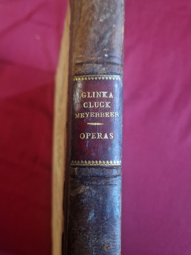 Altes notenbuch michele - michele, glinka