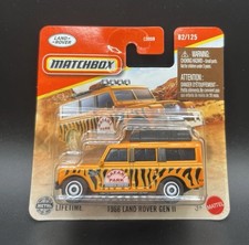 Matchbox 1966 Land Rover Gen II Orange Safari