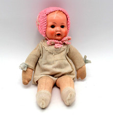 alte Stoffpuppe zum Sammeln -