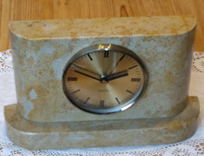 Tischuhr Marmor Kienzle Kaminuhr Marmor Uhr 3,8 kg