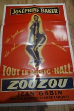 Altes Plakat Kino Film ZOUZOU