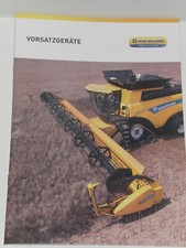 NEW HOLLAND Mähdrescher Schneidwerke, Vorsatzgeräte Prospekt 09/2018 ( NH 225 )