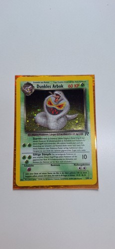 Pokémon dunkles arbok holo - pokémon,