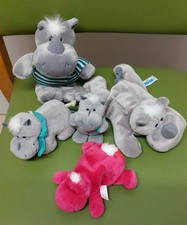 5 Stück / Konvolut NICI Nashorn Nashörner & Love Rhino   10 bis 20 cm 