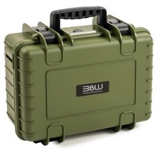 B&W Outdoor Case 4000 - Innenmaße: 38x26x16 cm - Schutzkoffer bronzegrün oliv