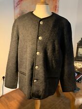 Stapf Herrenjanker Grau Gr.54 100% Schurwolle