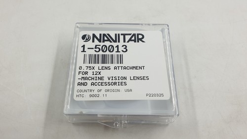Navitar 50013 75x lens - 1-50013, 0.75x