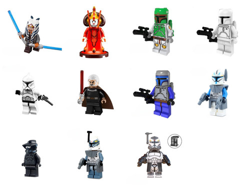 Custom star wars minifiguren - custom,