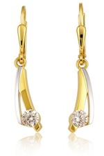 Ohrhänger Zirkonia Gold 333