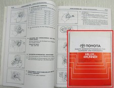 Toyota Hilux YN80 4Runner N13 1992 Werkstatthandbuch Reparaturanleitung Zusatz