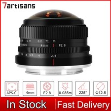 7artisans 4mm F2.8 Ultra-Wide Angle MF Fisheye Lens For M4/3 Canon Sony E Fuji X