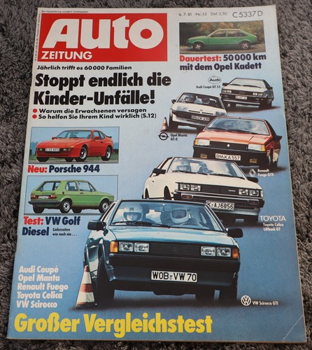 Auto zeitung 1981 vw - 15/1981,