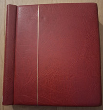 Leuchtturm Berlin  Klemmbinder Vordruckalbum rot 1948 bis 1989 mit Sammlung