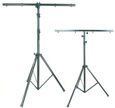 PROFI Stahl Teleskopstative mit Querträger, Licht Fluter Stativ Ständer Traverse