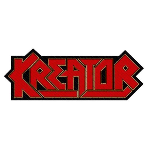 Kreator patch red logo - kreator,