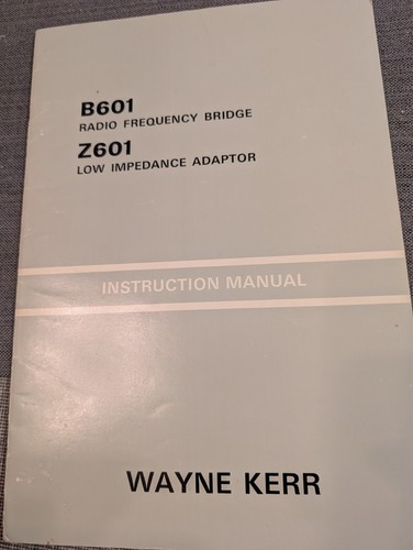 Wayne kerr b601 radio - wayne,