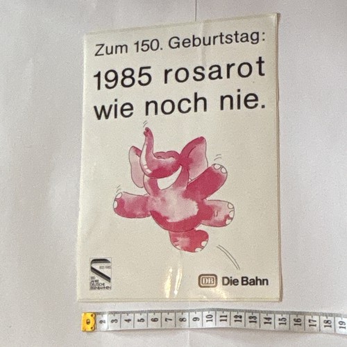 Deutsche bahn 1985 rosarot - deutsche, 150