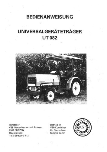 300492 bedienung ut082 082 - bedienung, ut