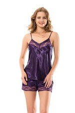 Satin Nachthemd Damen