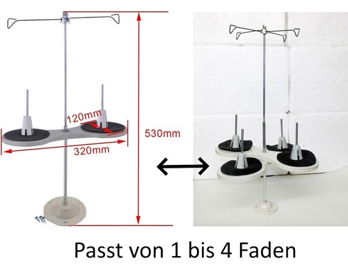 Garnrollenständer bis - , 4