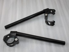 PAAR HALBLENKER SCHNELLÖFFNUNG CLIP ON BAR 55 MM SCHWARZ BMW S1000RR HP4