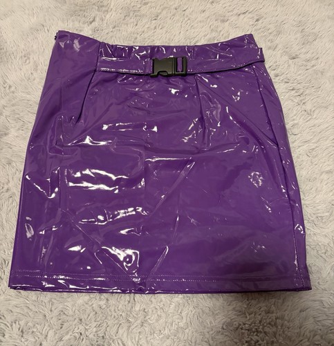 Lackrock lila damen rock - lackrock,