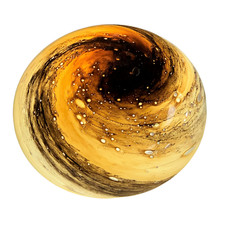 Glaslampe großer Planet